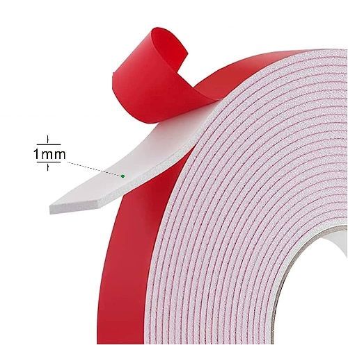 SCROLL MIRROR Double sided foam tape 1mm*6mm*25m