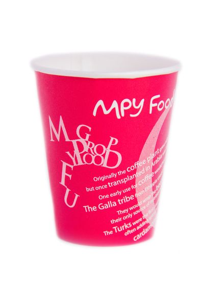 Paper cups with logo (1 pc) 280ml