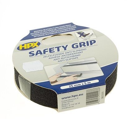 HPX SAFETY GRIP - Anti-sliptape black 25mm*5m