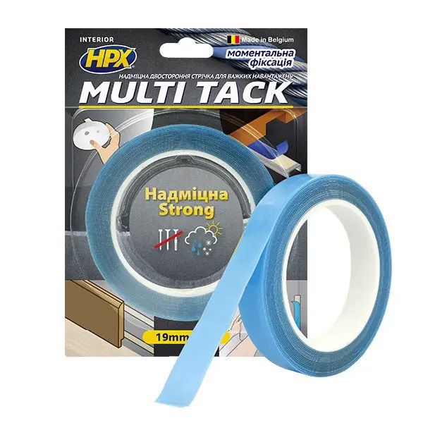 HPX 34100 Multi Tack 19*5 Double sided adeziv reinforced tape 0.8 mm