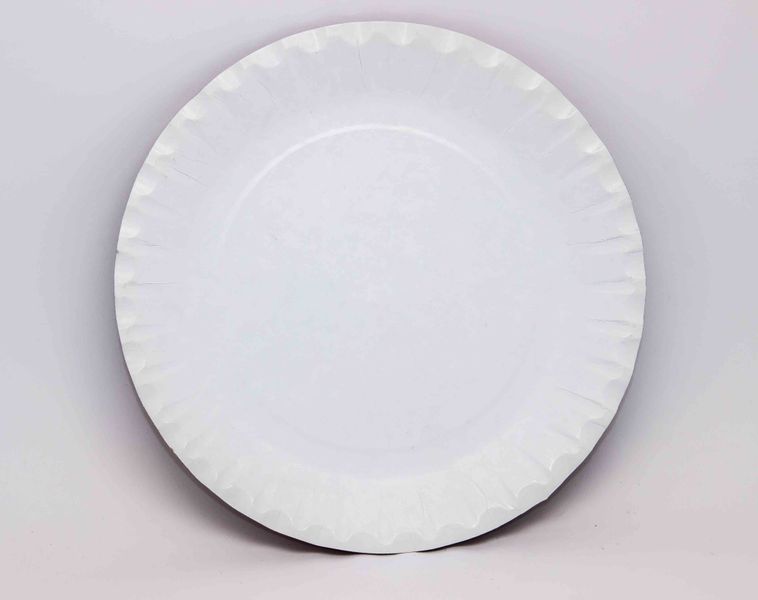 Paper plate (white\argint)