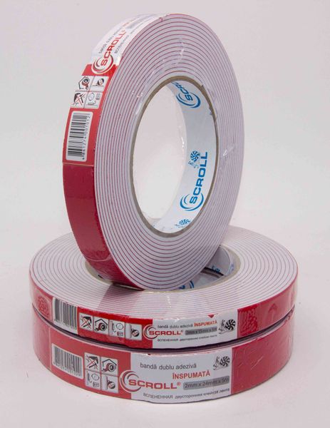 SCROLL "INSPUMATA" Double sided foam tape - 2 мм