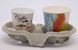 Paper cups with standard pictures (50 pcs) 166ml